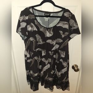 NWT DOLLSKILL WIDOW BATS BABYDOLL DRESS